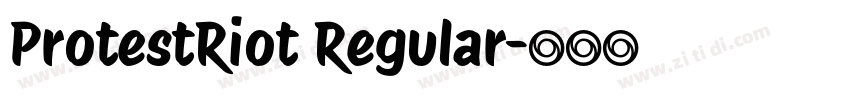 ProtestRiot Regular字体转换